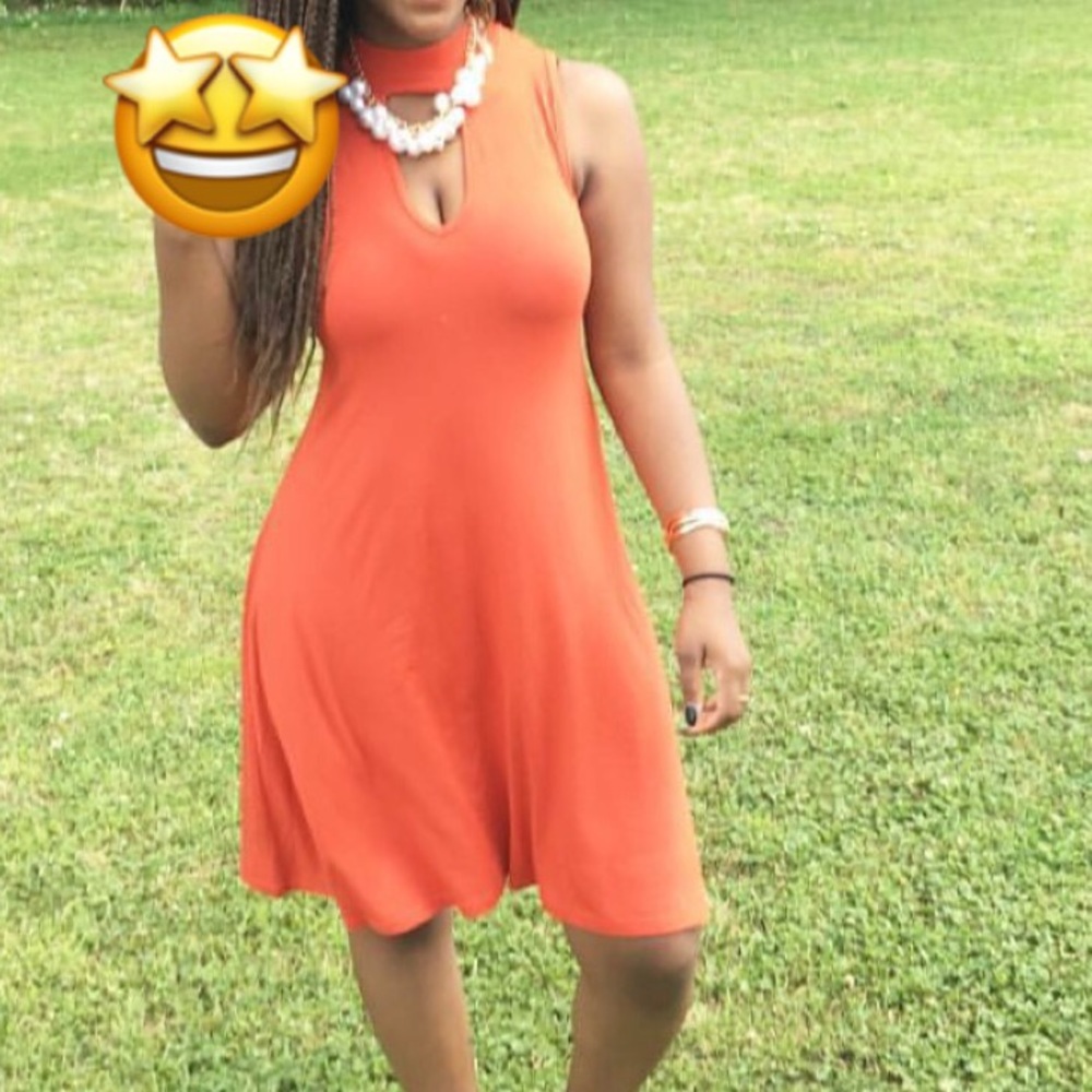 Orange/ Coral Dress